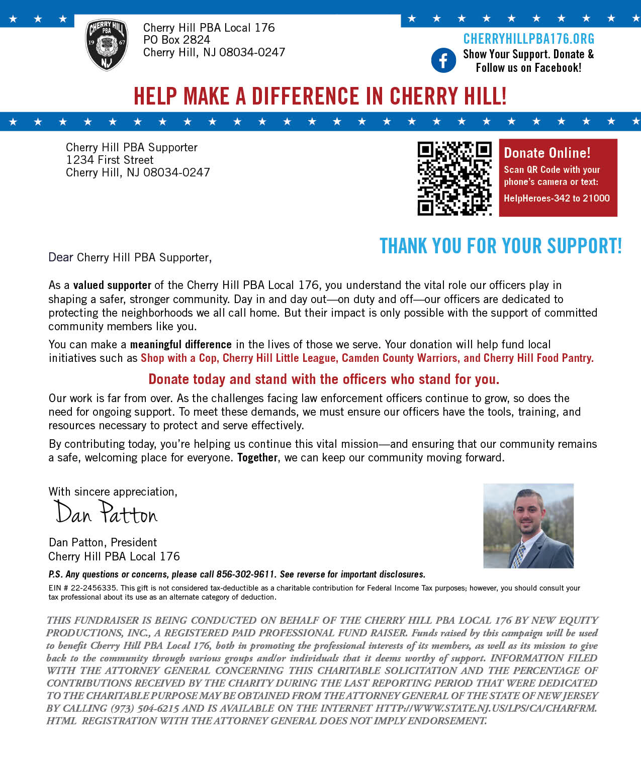 Donation Letter